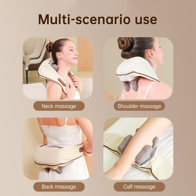 Heating Vibration Neck Massager - luvinly