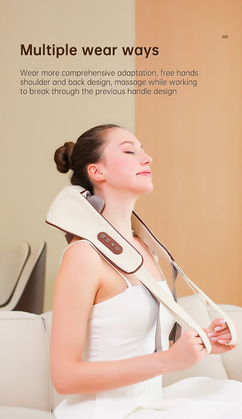 Heating Vibration Neck Massager - luvinly