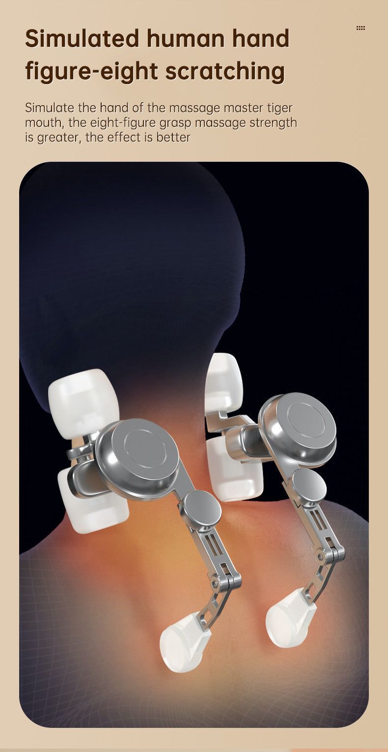 Heating Vibration Neck Massager - luvinly