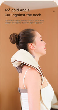 Thumbnail for Heating Vibration Neck Massager - luvinly