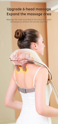 Thumbnail for Heating Vibration Neck Massager - luvinly