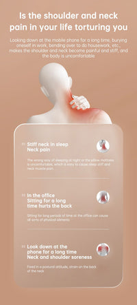 Thumbnail for Heating Vibration Neck Massager - luvinly
