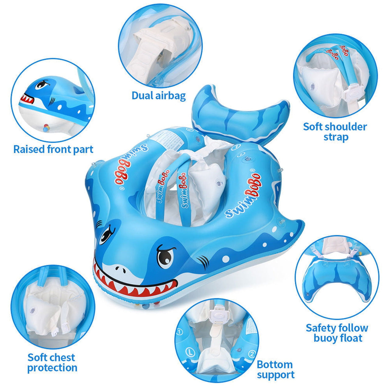 INFANT SAFETY SWIMMING RING - luvinly