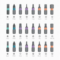 Thumbnail for MULTI-PURPOSE SCREWDRIVER RATCHET SET - luvinly