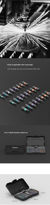 Thumbnail for MULTI-PURPOSE SCREWDRIVER RATCHET SET - luvinly