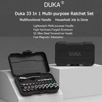 Thumbnail for MULTI-PURPOSE SCREWDRIVER RATCHET SET - luvinly