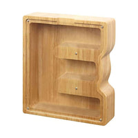 Thumbnail for WOODEN ALPHABET PIGGY BANK - luvinly