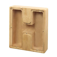 Thumbnail for WOODEN ALPHABET PIGGY BANK - luvinly
