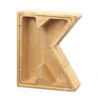 Thumbnail for WOODEN ALPHABET PIGGY BANK - luvinly
