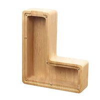 Thumbnail for WOODEN ALPHABET PIGGY BANK - luvinly