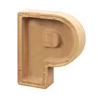 Thumbnail for WOODEN ALPHABET PIGGY BANK - luvinly