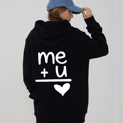 Couples Symbol Hoodie Sweatshirt for Valentine's Day, Couple Matching Hooded Pullover Sweatshirts