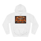 'Results Louder' Fiery Motivational Graphic Hoodie