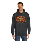 'Results Louder' Fiery Motivational Graphic Hoodie
