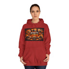 'Results Louder' Fiery Motivational Graphic Hoodie