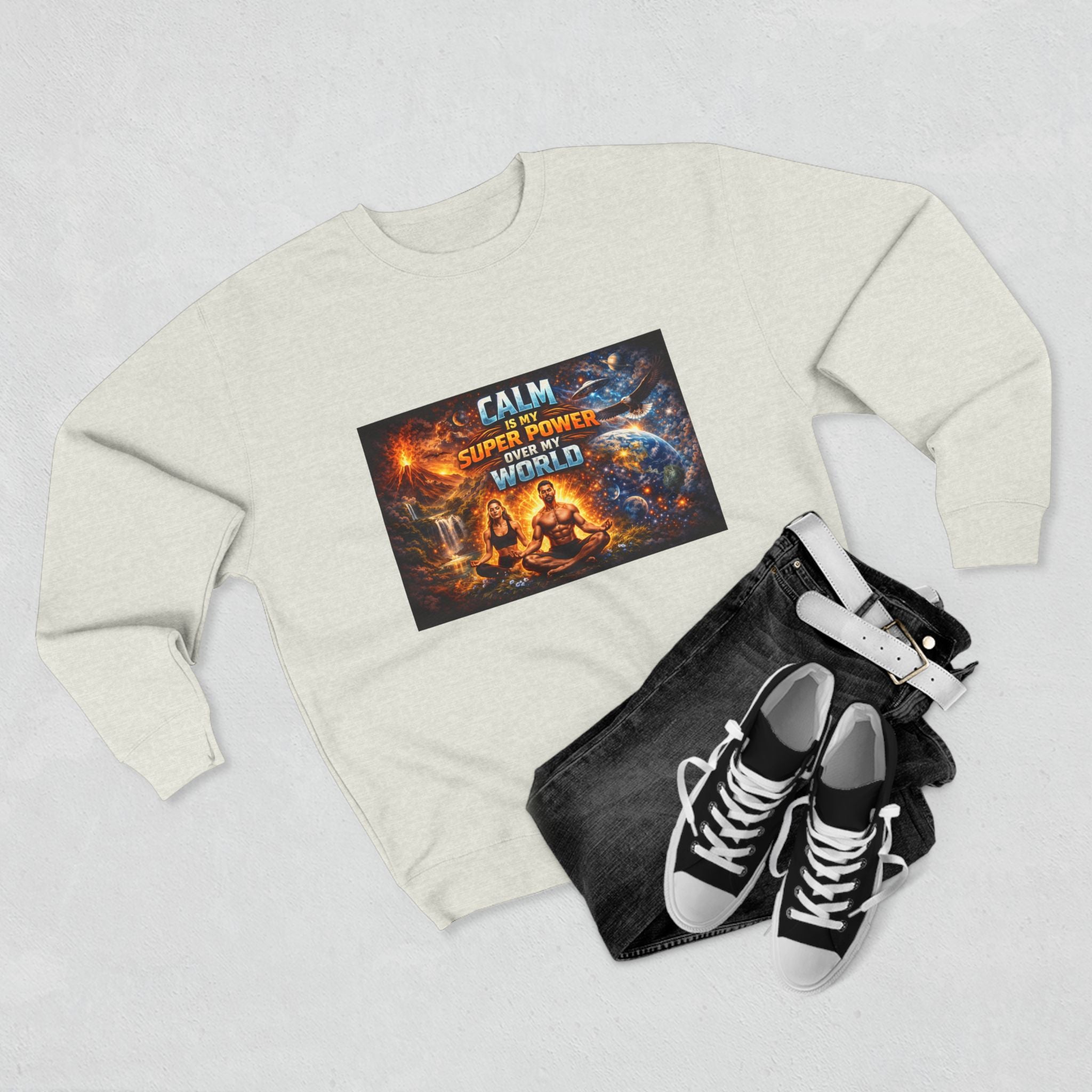 Sweatshirt — "Keep Calm My Super Power is My Inner World"