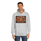 'Results Louder' Fiery Motivational Graphic Hoodie