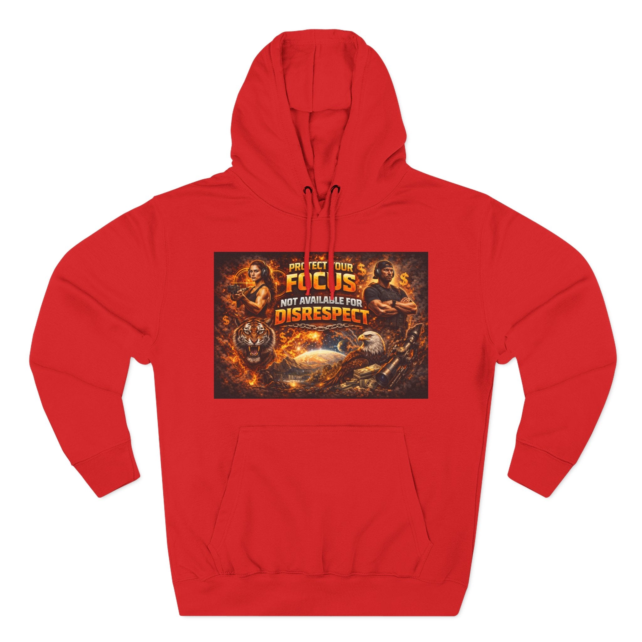 Respect the Hustle Graphic Fleece Hoodie