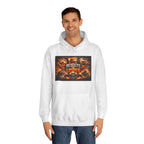 'Results Louder' Fiery Motivational Graphic Hoodie