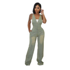Tight Waist Slin Fit Jumpsuit