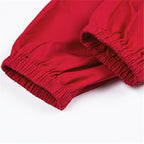 Women's Cut Out Buckle Waist Pants