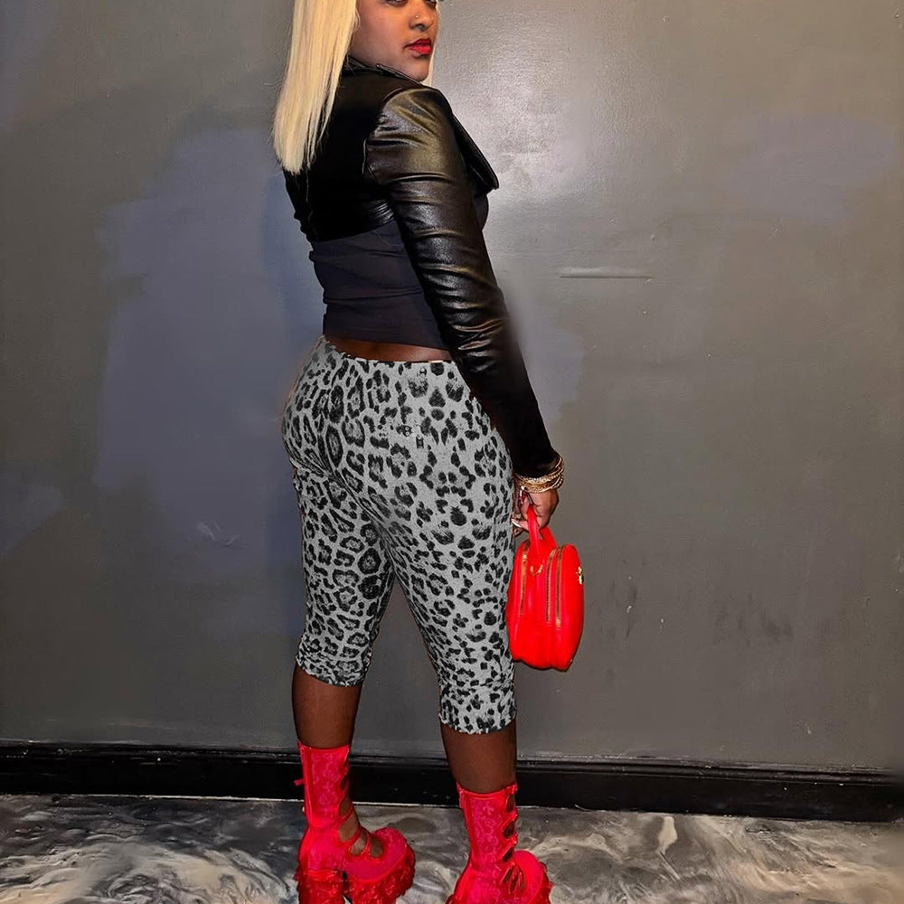 Leopard Casual Pants