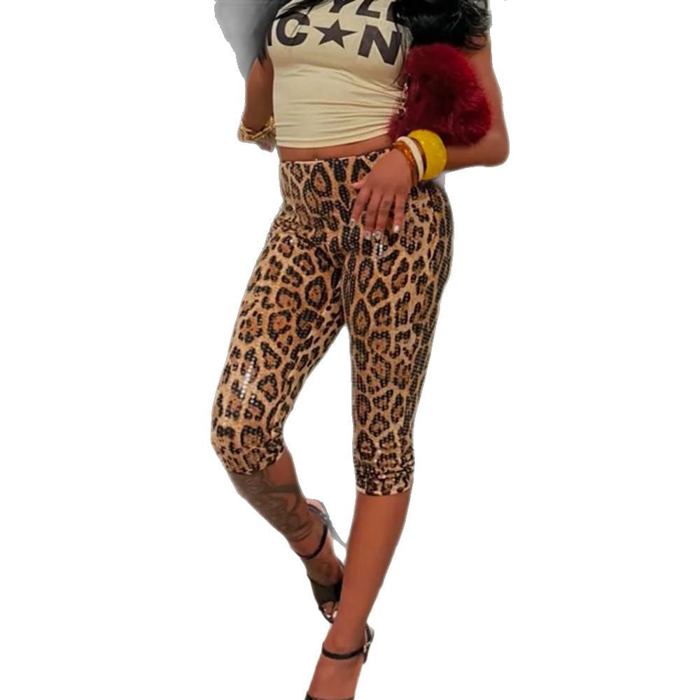Leopard Casual Pants