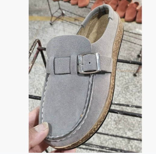 Half Heeled Slip On Shoes