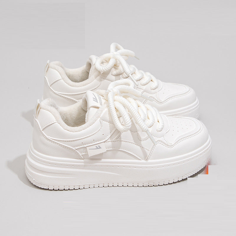 Splicing Color Block Insulated Sneakers