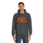 'Results Louder' Fiery Motivational Graphic Hoodie