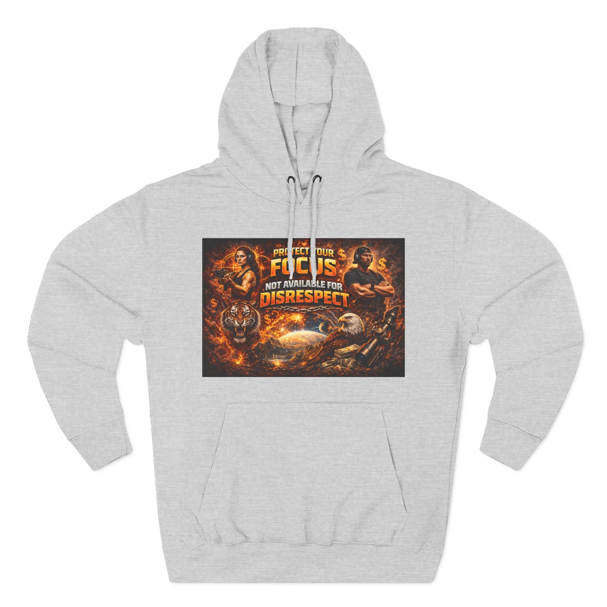 Respect the Hustle Graphic Fleece Hoodie