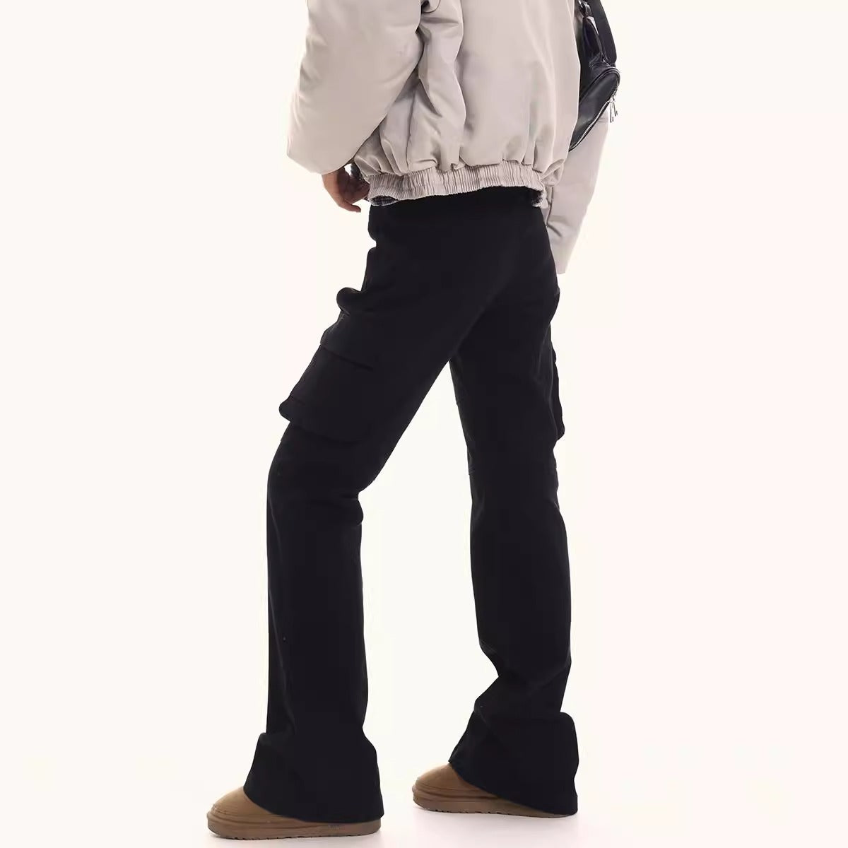 Straight Legged Tapered Cargo Pants