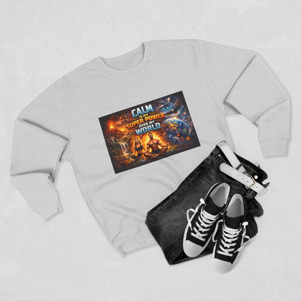 Sweatshirt — "Keep Calm My Super Power is My Inner World"