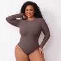 Long Sleeve Shaper Jumpsuit Double Layer