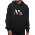 Couples Hoodie MR.MRS. Valentine's Day Casual Pullover Hooded Sweatshirt