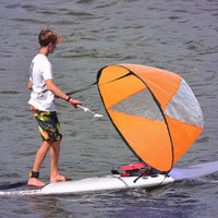 Thumbnail for FOLDABLE KAYAK SAIL/ADVENTURE SAIL - HIT THE HIGH SEAS LIKE A PRO! - luvinly