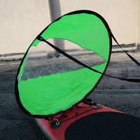 Thumbnail for FOLDABLE KAYAK SAIL/ADVENTURE SAIL - HIT THE HIGH SEAS LIKE A PRO! - luvinly