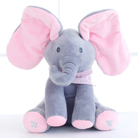 Thumbnail for Plush Peek A Boo Elephant Educational Anti-Stress Toy