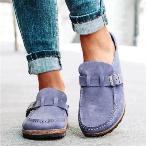 Half Heeled Slip On Shoes