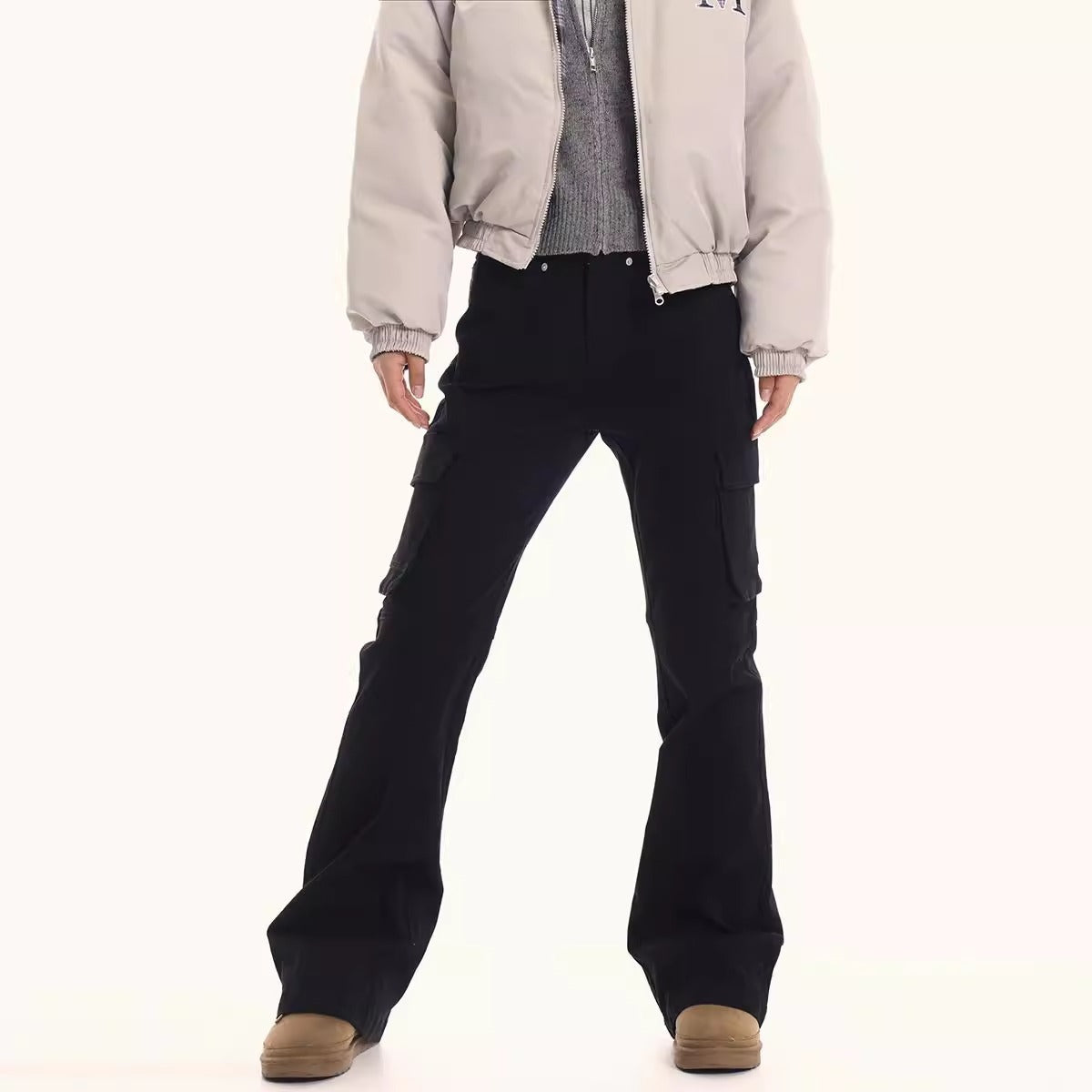 Straight Legged Tapered Cargo Pants