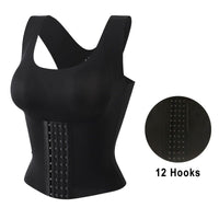Thumbnail for CinchTop - 4-In-1 Waist Buttoned Bra Shapewear - luvinly