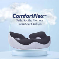 Thumbnail for ComfortFlex™️- OrthoSoothe Memory Foam Seat Cushion - luvinly