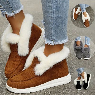 CozyVibes-Soothing Slip-On Winter Boots - luvinly