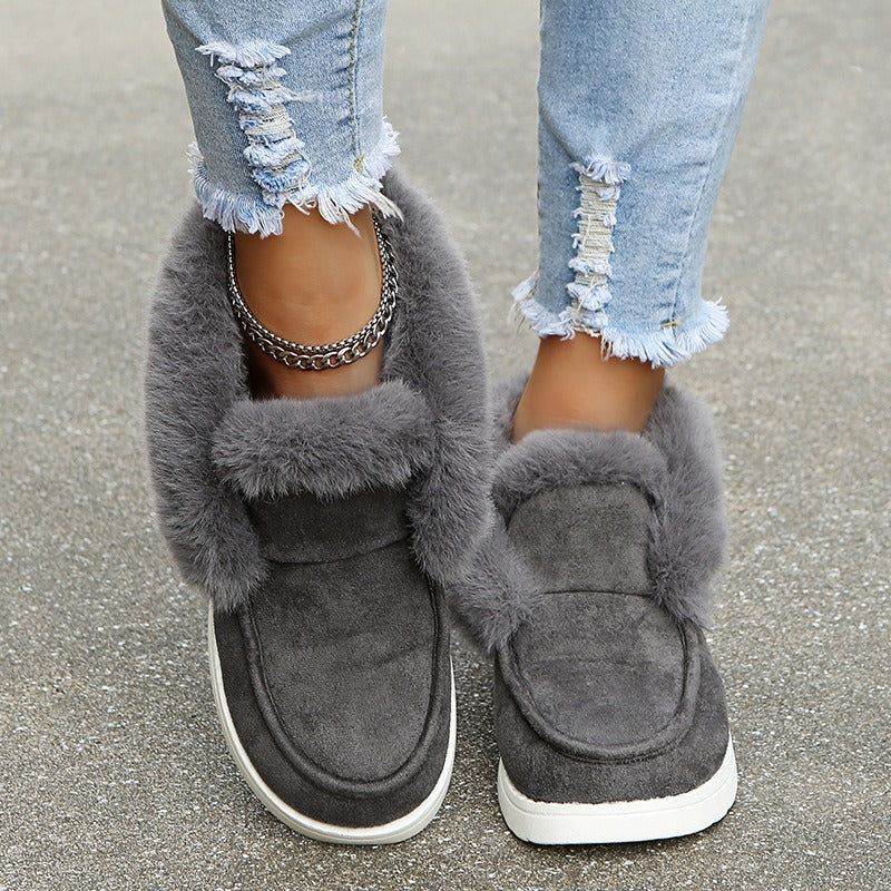CozyVibes-Soothing Slip-On Winter Boots - luvinly