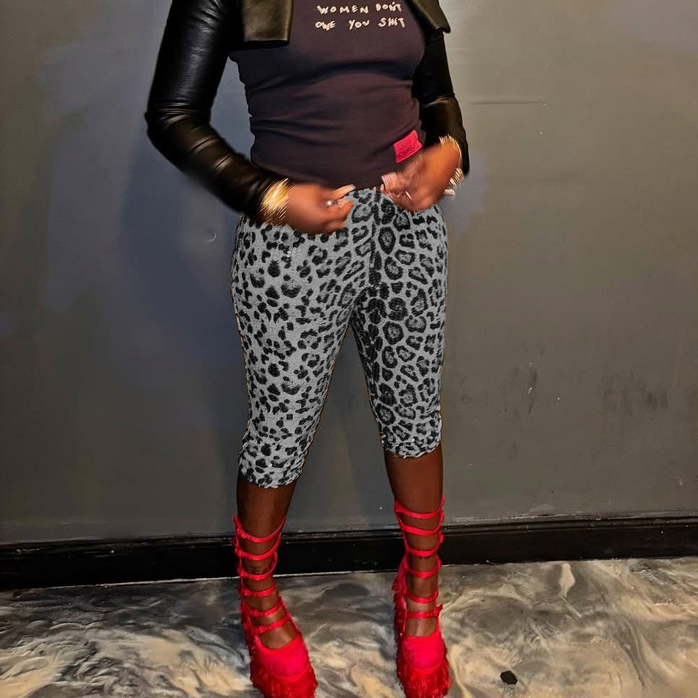 Leopard Casual Pants