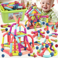 Thumbnail for Educational Magnetic Stick Building Toys - luvinly