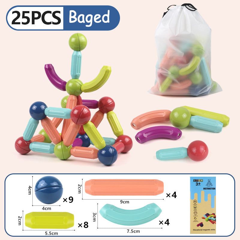 Educational Magnetic Stick Building Toys - luvinly