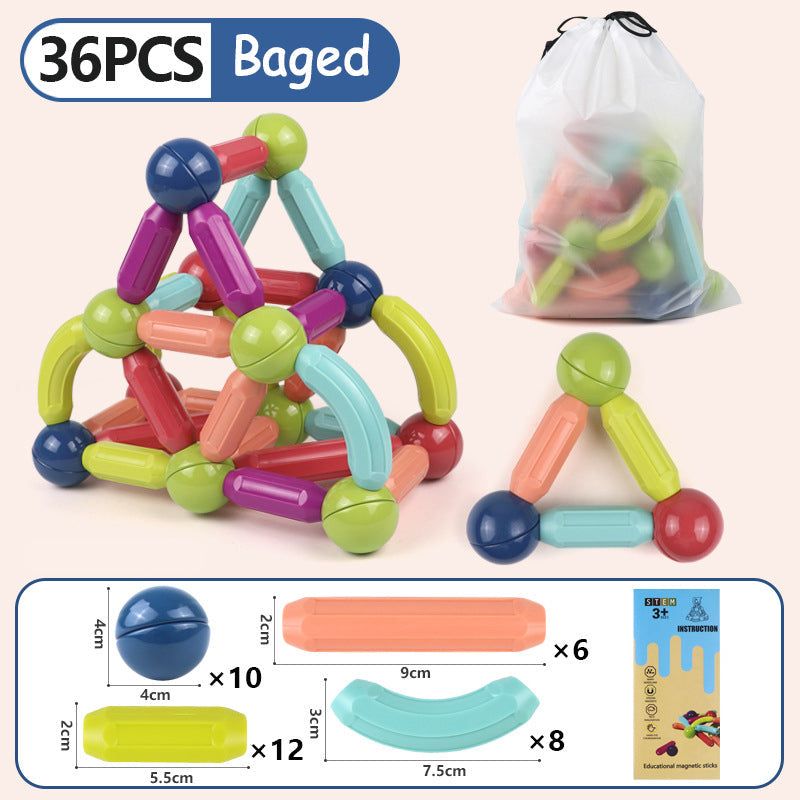 Educational Magnetic Stick Building Toys - luvinly