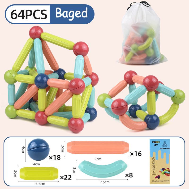 Educational Magnetic Stick Building Toys - luvinly