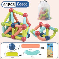 Thumbnail for Educational Magnetic Stick Building Toys - luvinly